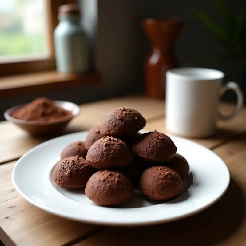 Brigadeiros Brasileños de Cacahuete y Chocolate: Postre Sin Lactosa y Alta en Energía