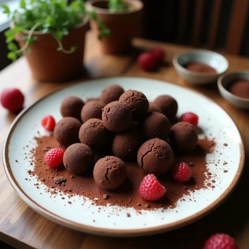 Brigadeiros de Cacahuete y Cacao: Dulce Brasileño Vegano y Sin Lactosa con 3 Ingredientes