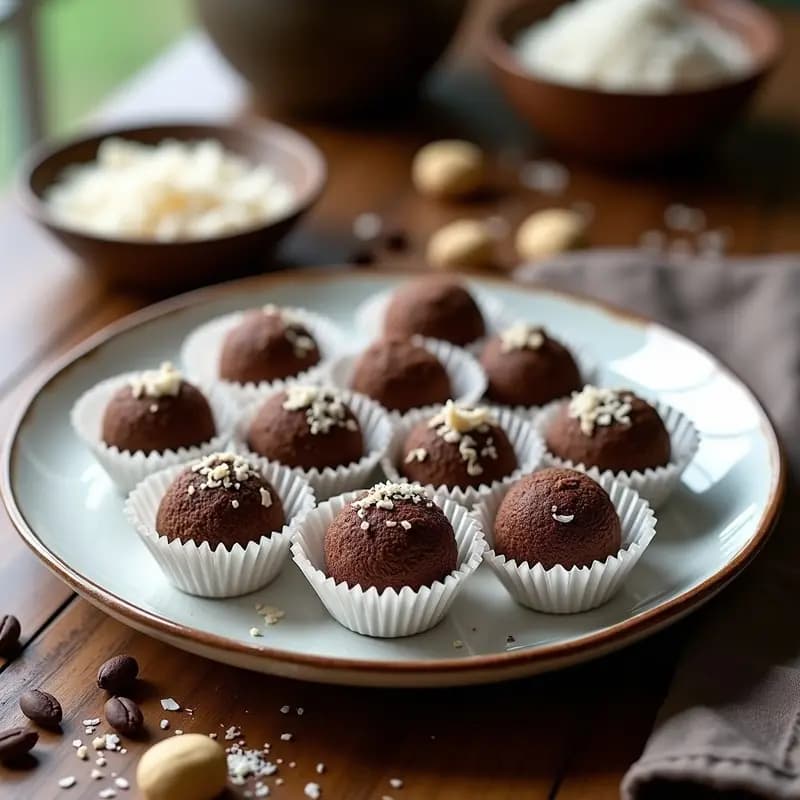 Brigadeiros de Cacao y Coconut Oil: Postre Brasilero Keto y Sin Azúcar en 15 Minutos