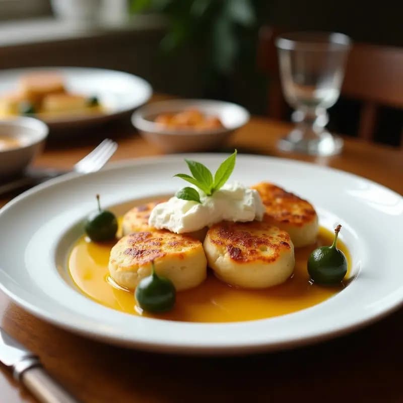 Brik al Laban: Hoja de Brick con Queso Ricotta y Miel de Tomillo: Entrante Tunecino en 10 Minutos