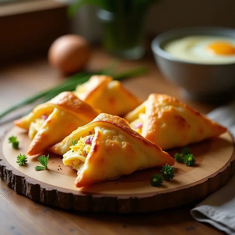 Brik de Atún con Huevo y Queso Gouda: Receta Tunisiana Crujiente en Airfryer