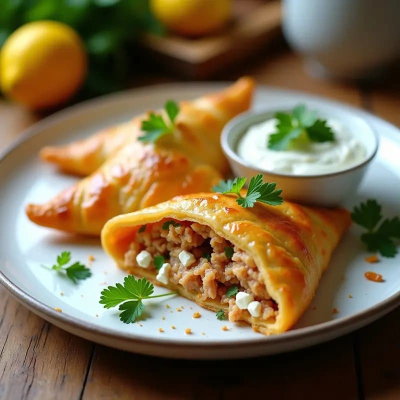 Brik con Atún y Limón Confitado: Receta Marroquí en Airfryer con Masa Filo Integral
