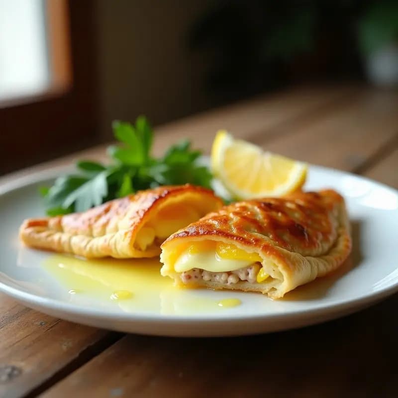 Brik con Huevo y Atún al Estilo Tunecino: Receta Rápida y Crujiente en Sartén