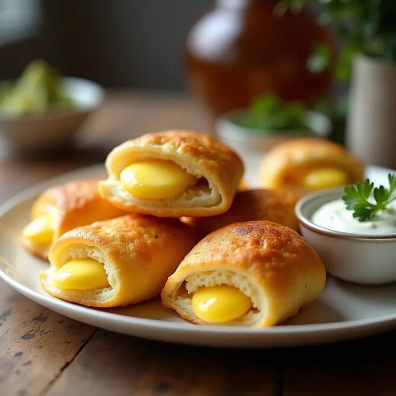 Brik de Huevo y Merluza con Azafrán: Entrante Tunecino Crujiente en Airfryer