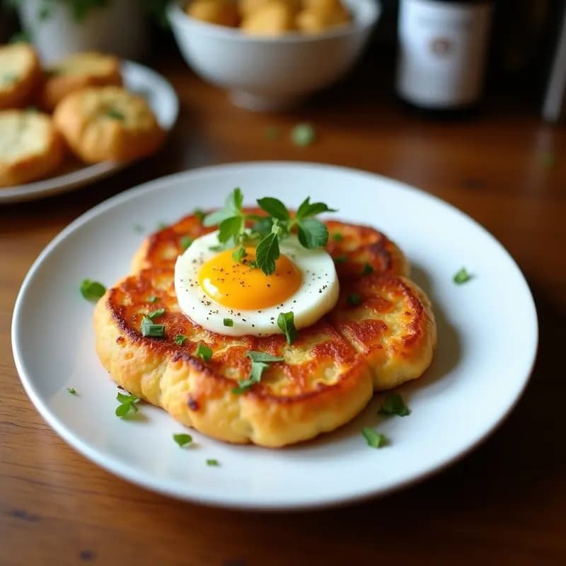 Brik de Huevo y Merluza con Presa Ibere: Tapa Tunecina Crujiente en Airfryer