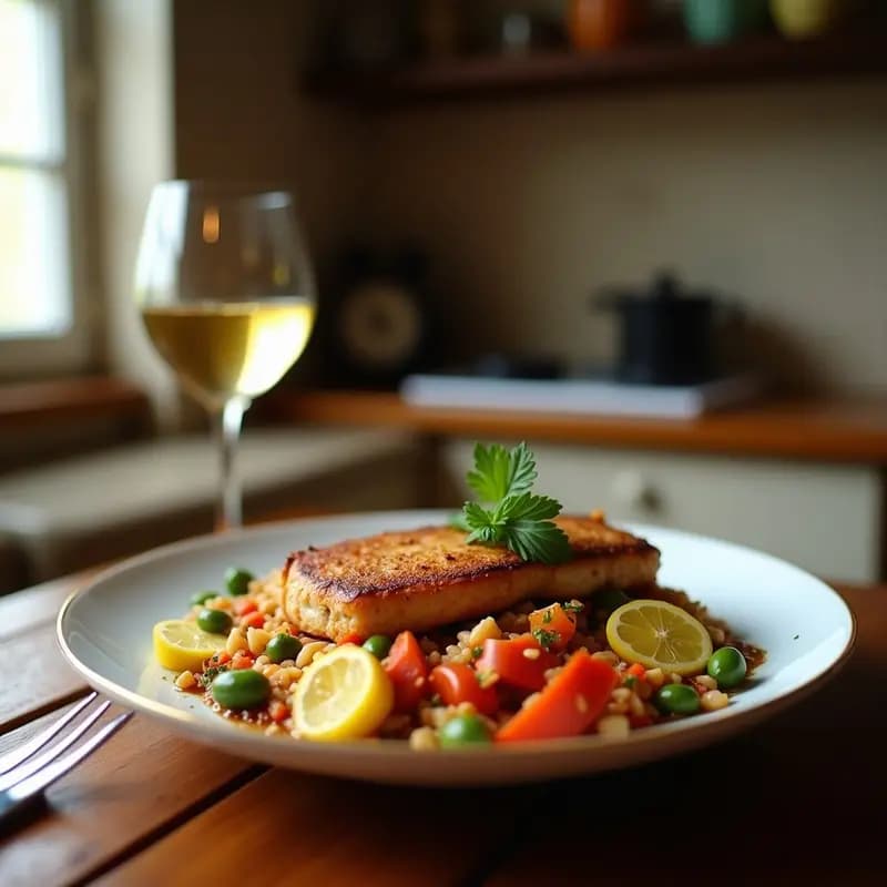 Brik de Pollo y Alcachofas: Aperitivo Tunecino Crujiente con Toque Mediterráneo