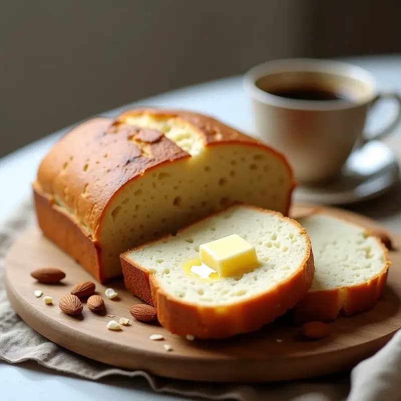 Brioche Francés de Harina de Almendra: Pan Dulce Keto y Sin Gluten