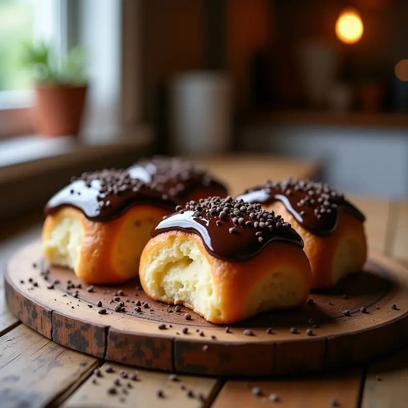 Brioche Francés con Chocolate Negro 85%: Postre Sin Azúcar y Alta en Antioxidantes