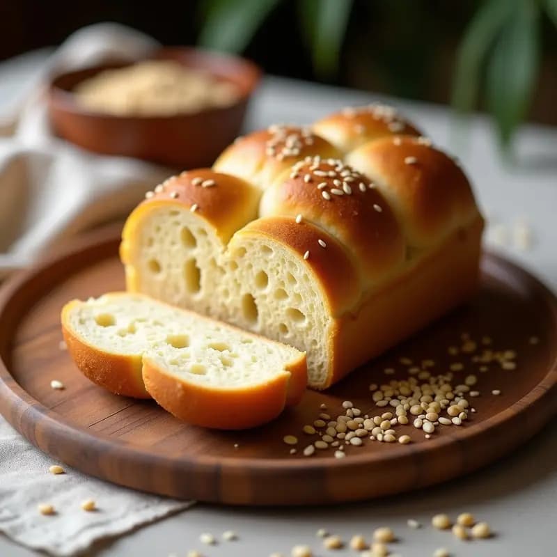 Brioche Francés de Harina de Teff: Pan Esponjoso Sin Gluten para Desayunos