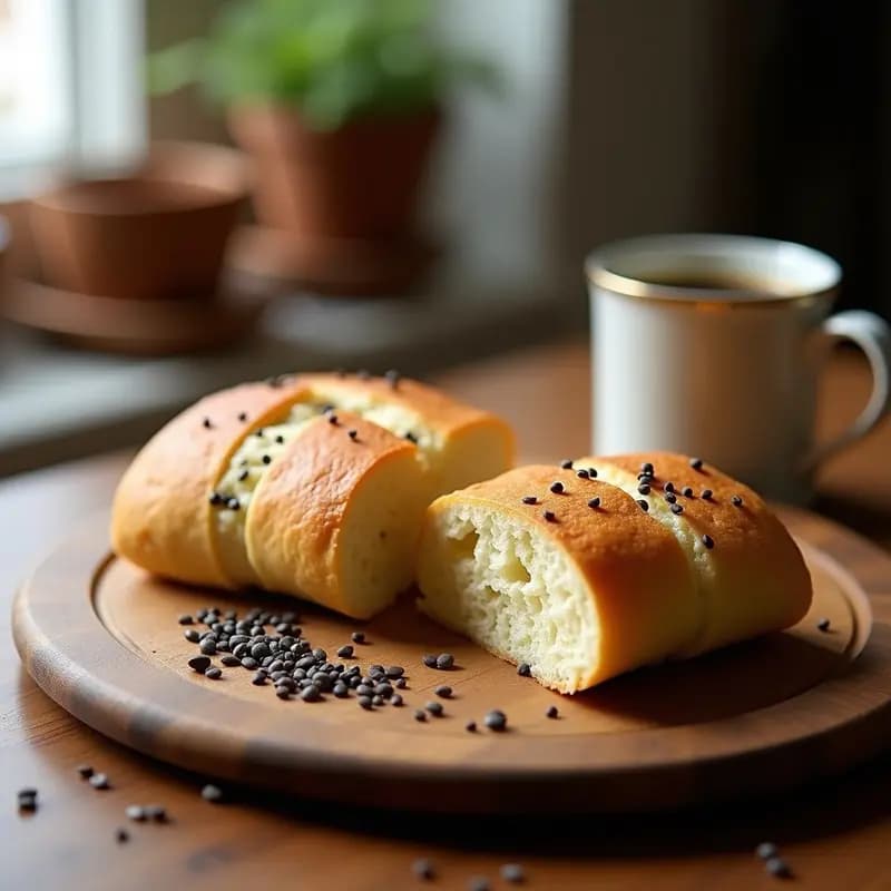 Brioche de Proteína con Semillas de Chía: Desayuno Francés Keto y Sin Azúcar