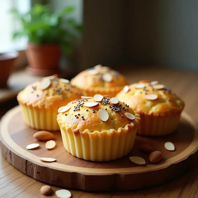 Brioche de Proteína de Guisante y Semillas de Chía: Desayuno Fitness Sin Harina