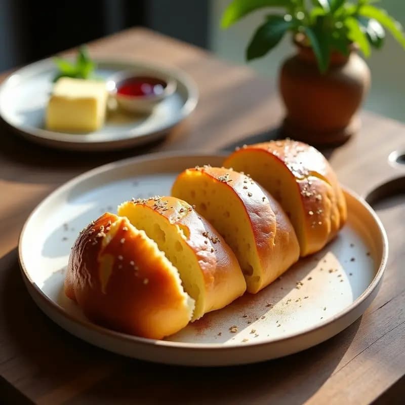 Brioche francés sin gluten con harina de almendra y semillas de amapola: Receta para desayuno o merienda