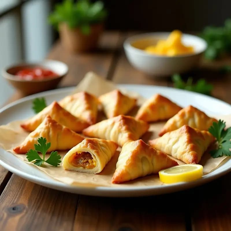 Briouats de Atún y Huevo con Masa Filo: Aperitivo Marroquí Crujiente en 15 Minutos
