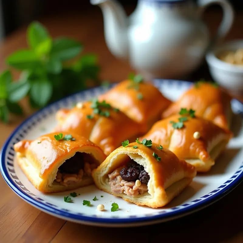 Briouats de Atún y Pasas: Aperitivo Marroquí Dulce-Salado con Hojaldre Casero