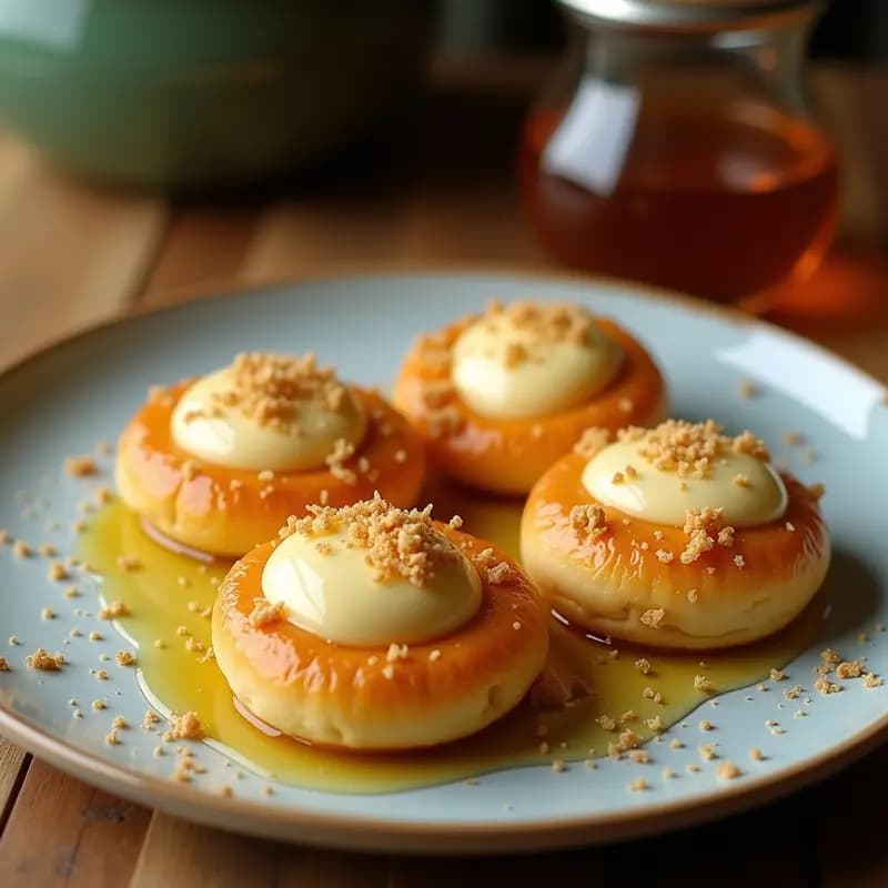 Briouats Marroquíes de Queso de Cabra y Miel con Sésamo: Aperitivo Dulce-Salado en 15 Minutos