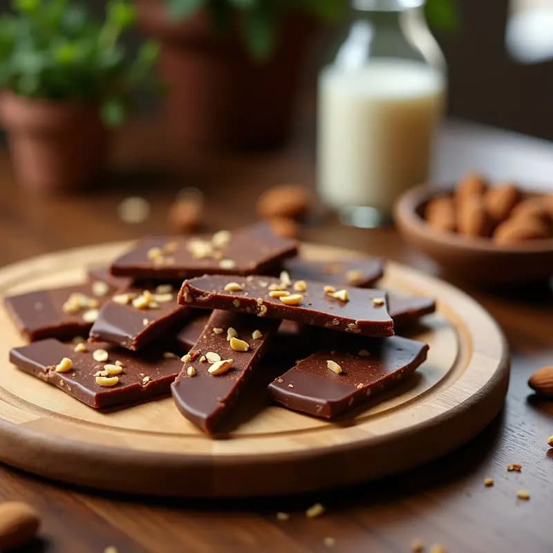 Brittle de Almendras y Canela con Chocolate 90%: Snack Keto y Crujiente