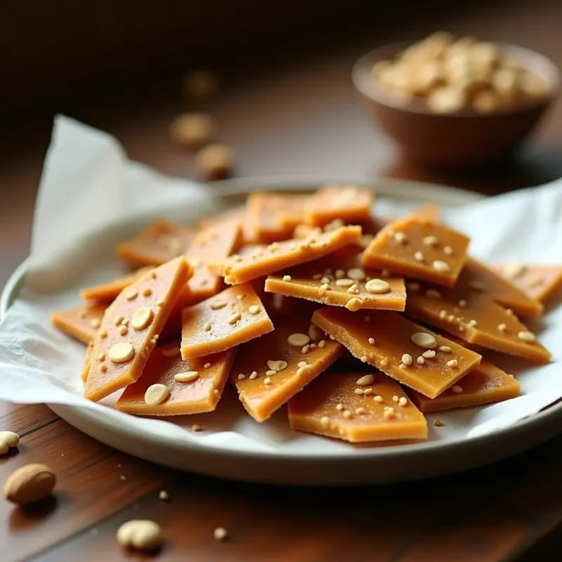 Brittle de Maní y Semillas de Chía: Snack Proteico Sin Azúcar y Crujiente