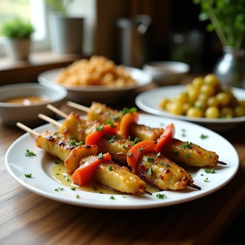 Brochetas de Corazón de Alcachofa y Anchoas en Salazón: Aperitivo Mediterráneo en Airfryer