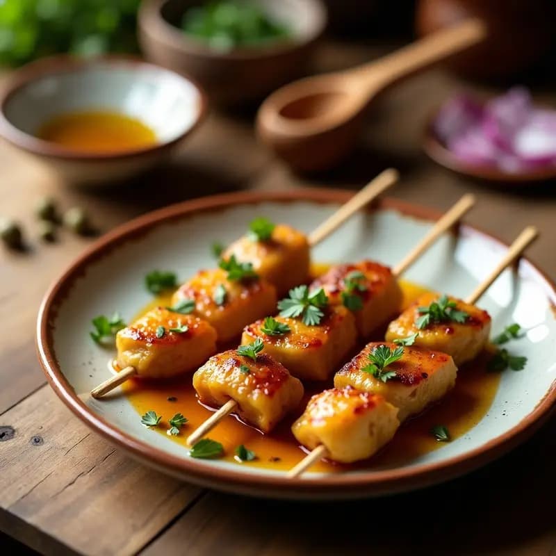 Brochetas de Corazón de Alcachofa y Ventresca en Escabeche: Receta en Airfryer con Toque Andaluz