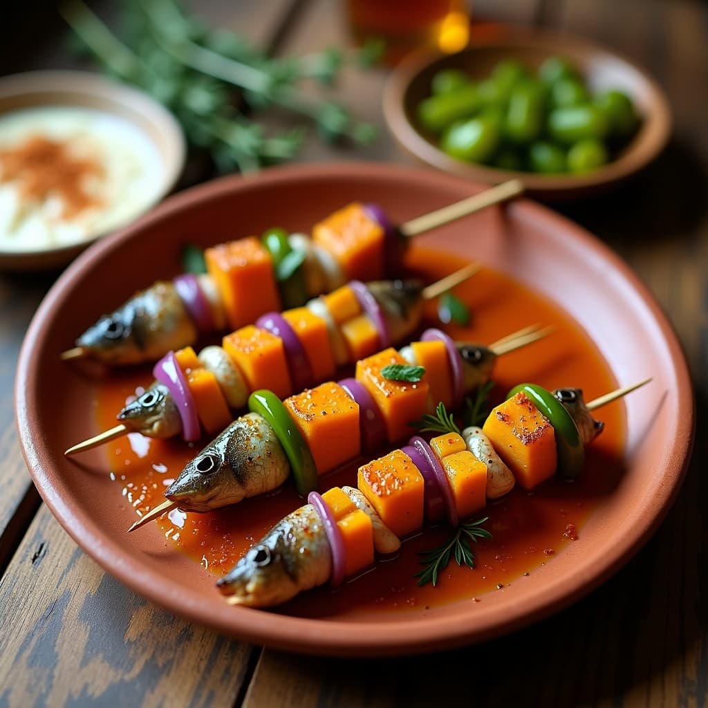 Brochetas de Anchas en Escabeche: Receta Andaluza Tradicional con Toque Ácido