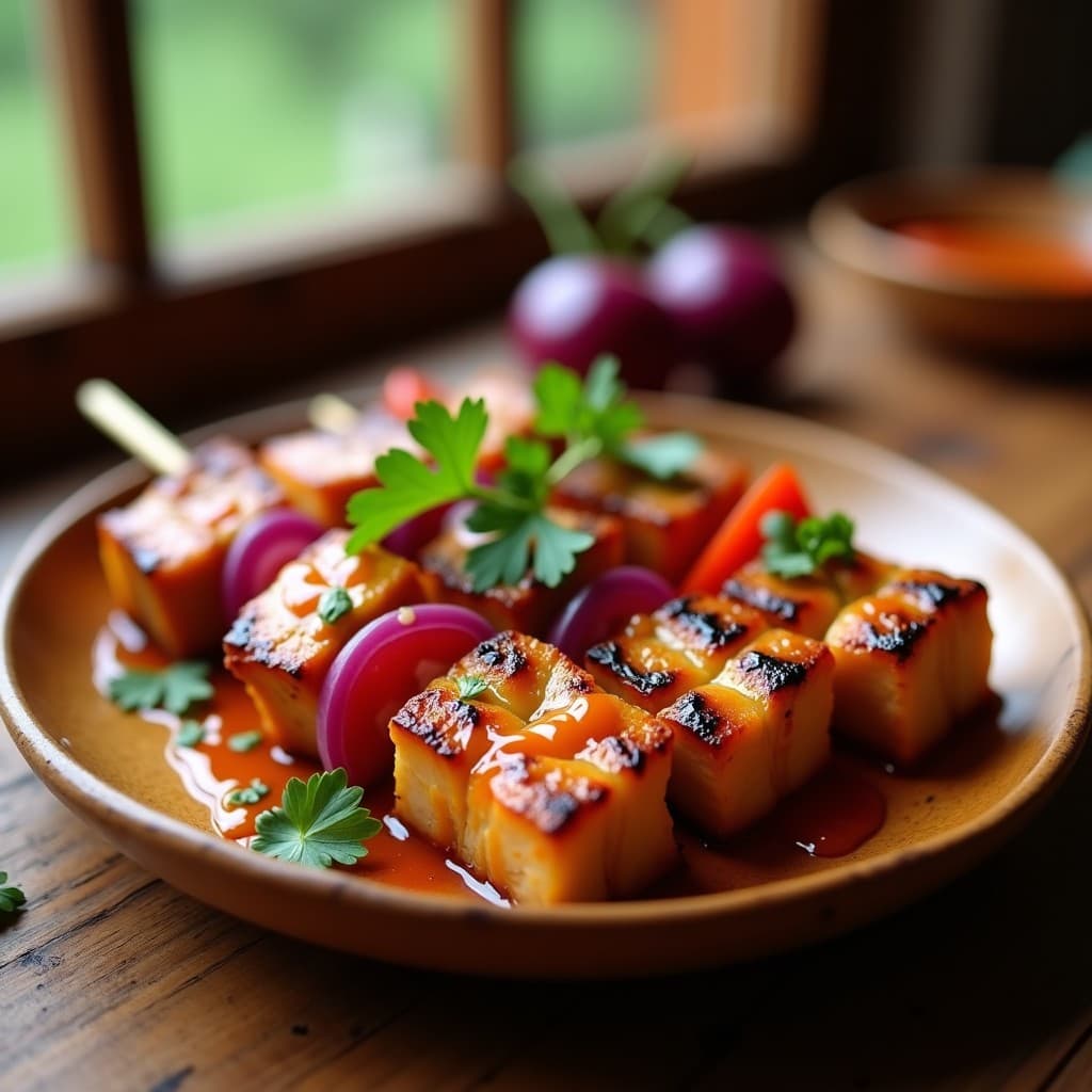 Brochetas de Atún Marinado en Salsa de Maracuyá: Receta Peruana en Grill con Toque Ácido