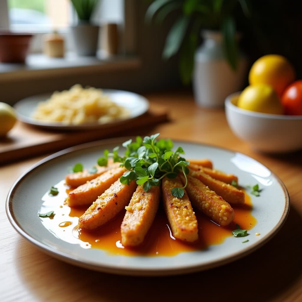 Brochetas de Berenjena Ahumada y Ventresca de Atún con Alioli de Limón: Receta Mediterránea en Airfryer
