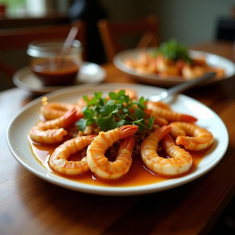 Brochetas de Camarones al Ajillo con Limón y Perejil: Receta en Airfryer y Sin Aceite
