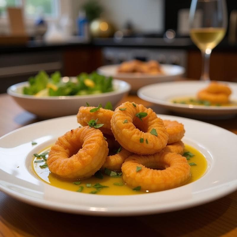 Brochetas de Corazón de Palma y Gambas con Mojo de Cítricos: Receta Brasilera en Airfryer