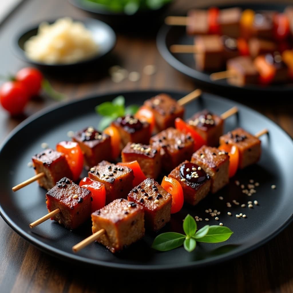 Brochetas de Cordero con Ciruelas Umeboshi: Receta Fusion Japonesa en Airfryer