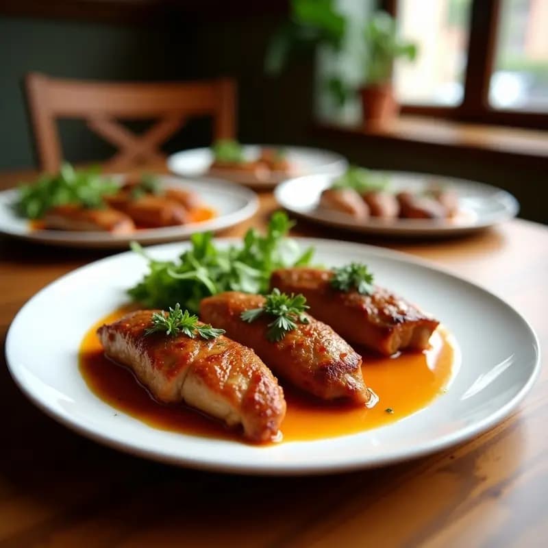 Brochetas de Cordero con Marinada de Granado y Comino: Receta Iraní en Airfryer con Toque Gourmet