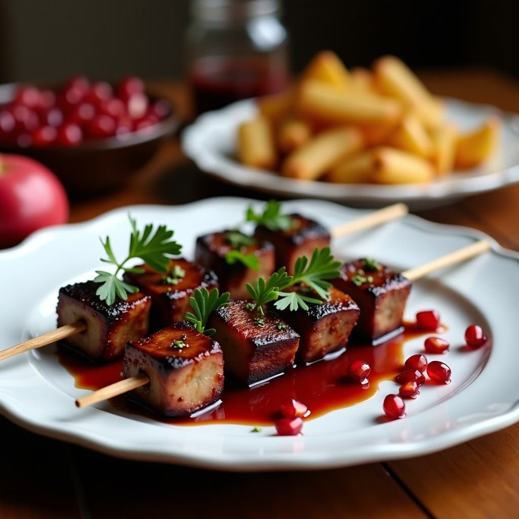 Brochetas de Cordero y Higos con Glaseado de Pomegranate Molases: Receta Persa al Grill