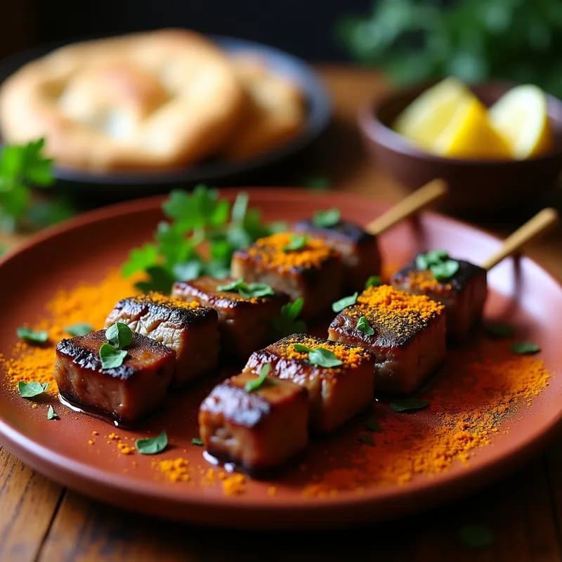 Brochetas de Cordero y Higados: Receta Marroquí Auténtica en 30 Minutos