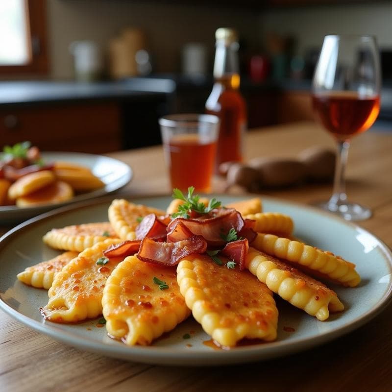 Brochetas de Dátiles y Bacon Ibérico con Salsa de Miel y Mostaza: Aperitivo Gourmet en 15 Minutos