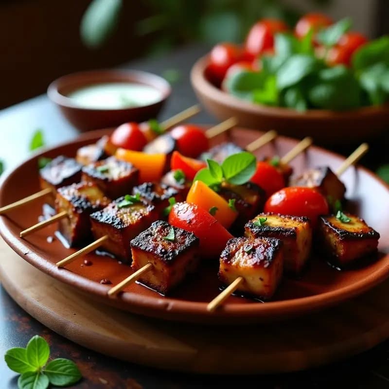 Brochetas de Cordero Marinado en Yogur y Especias: Receta en 30 Minutos con Toque Indio