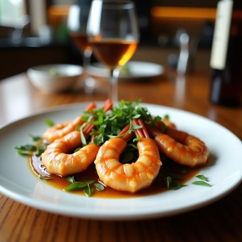 Brochetas de Gambas Marinas con Chimichurri de Perejil: Receta en Airfryer Alta en Proteína