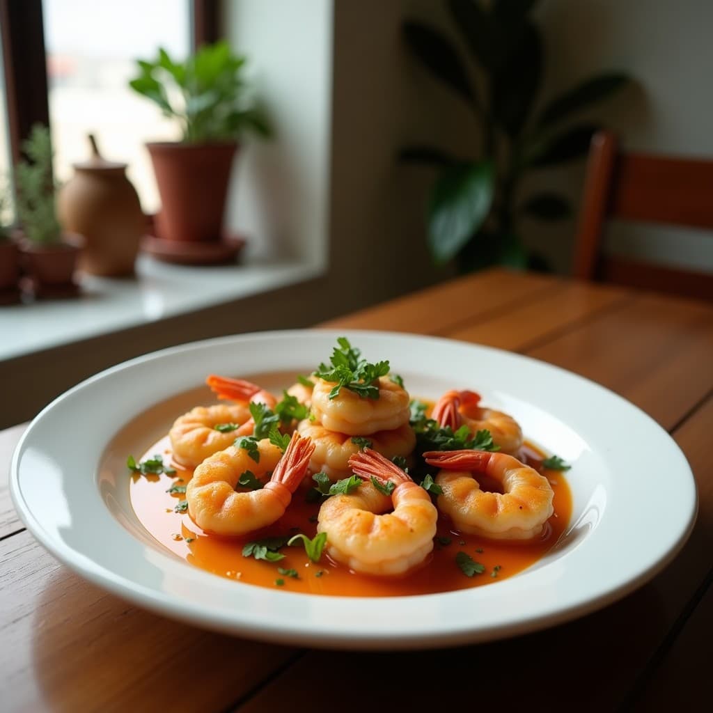 Brochetas de Gambas y Sandía con Aderezo de Mentol y Lima: Aperitivo Tailandés en 10 Minutos