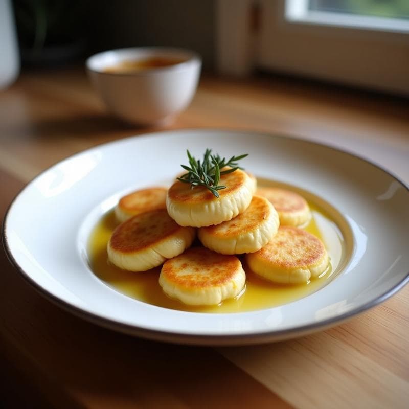 Brochetas de Halloumi y Melocotón con Miel de Lavanda: Aperitivo Chipriota Gourmet en 10 Minutos