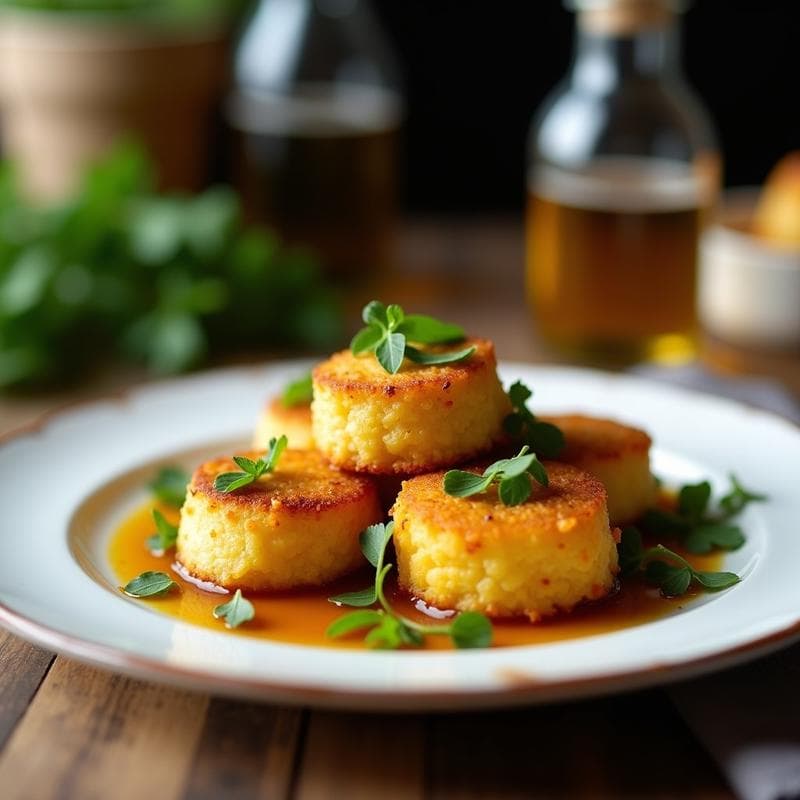 Brochetas de Halloumi y Melocotón con Miel y Menta: Aperitivo Mediterráneo en Airfryer
