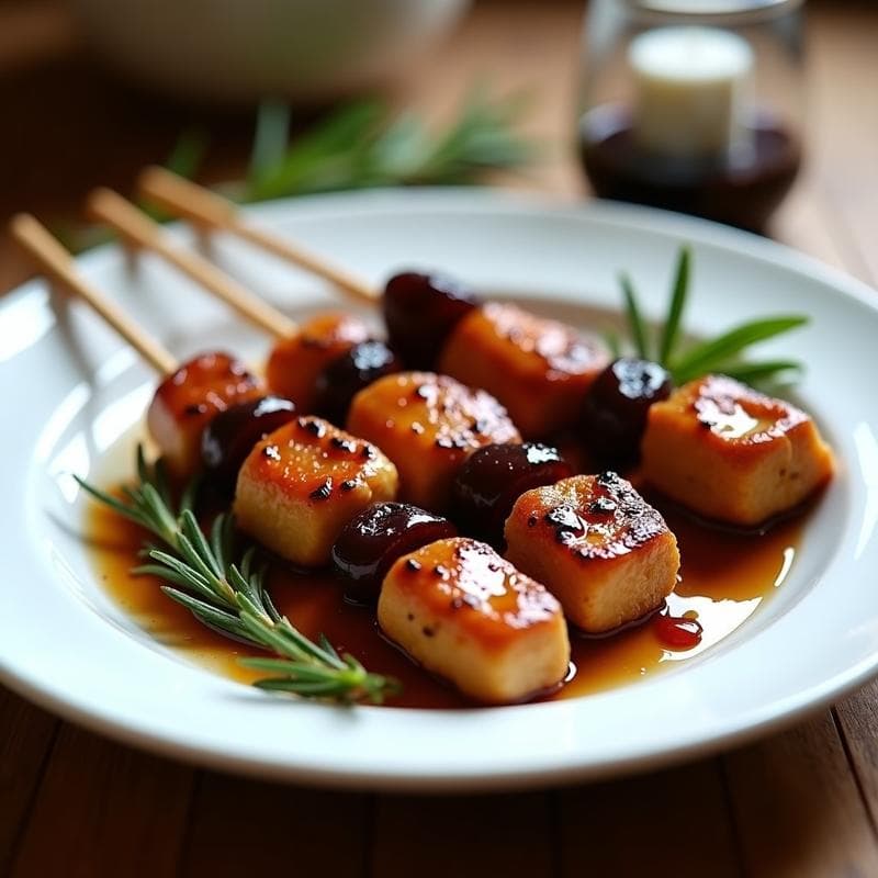 Brochetas de Higado de Pollo con Ciruelas Pasas y Romero: Receta en Airfryer y Ultrajugosa