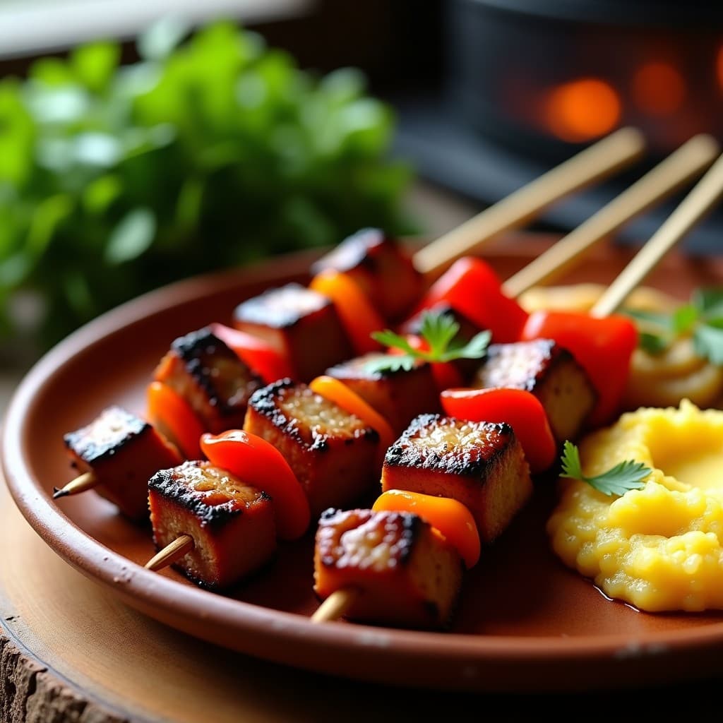Brochetas de Higado de Pollo con Pimientos Morrones: Receta Peruana en Parrilla en 20 Minutos