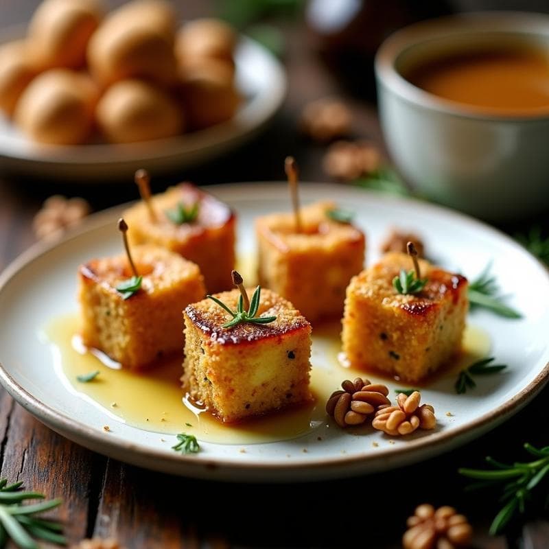 Brochetas de Higo y Queso de Cabra con Miel de Romero: Receta en Airfryer Crujiente en 10 Minutos