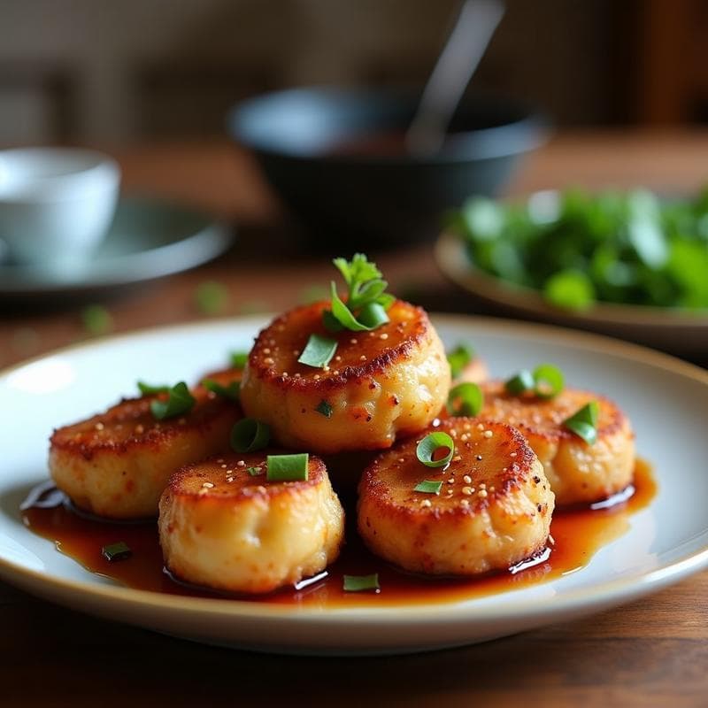 Brochetas de Hongos Shiitake y Tofu con Glaseado de Salsa Hoisin: Receta China en Airfryer