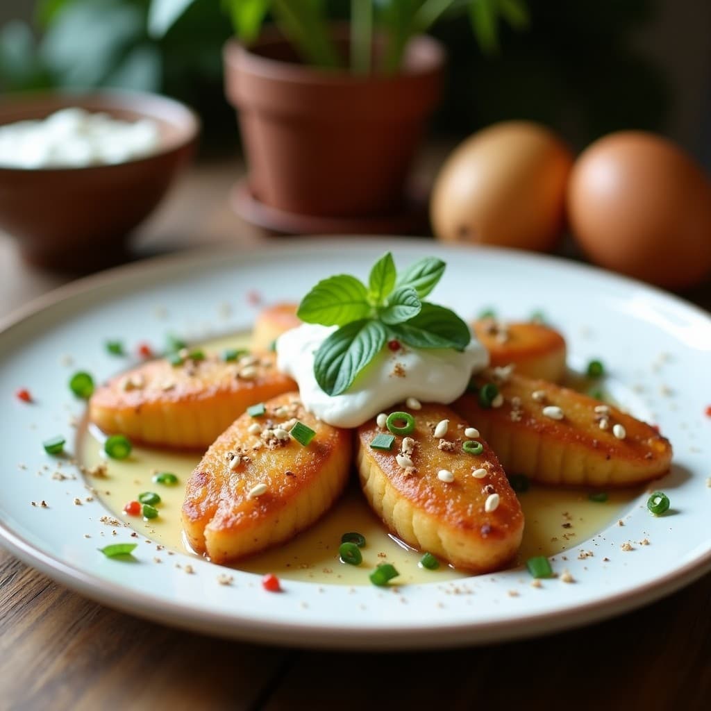 Brochetas de Merluza en Costra de Especias Zaatar con Salsa de Yogur y Mentas: Receta Libanesa en Airfryer