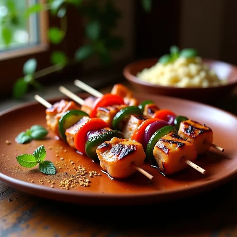 Brochetas Morunas de Pechuga de Pavo: Receta en Airfryer con Especias y Miel