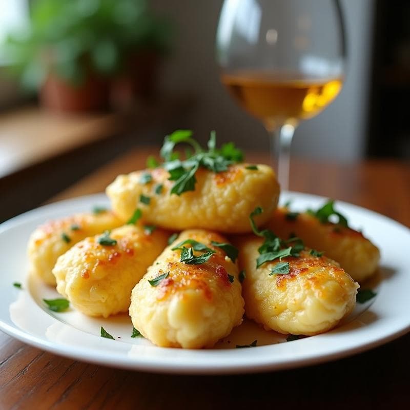 Brochetas de Corazón de Palmito y Queso Feta con Vinagreta de Aceite de Oliva y Orégano: Aperitivo Brasileiro en 10 Minutos