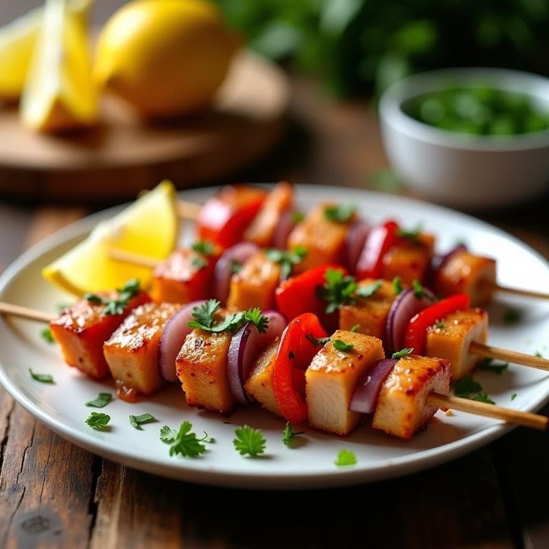 Brochetas de Atún y Peso Albacora: Receta en Airfryer Crujiente y Alta en Proteína en 15 Minutos