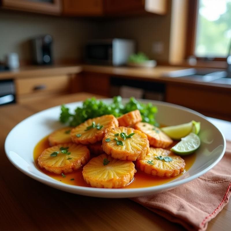 Brochetas de Piña Asada con Chile Habanero y Miel de Agave: Postre Picante y Vegano