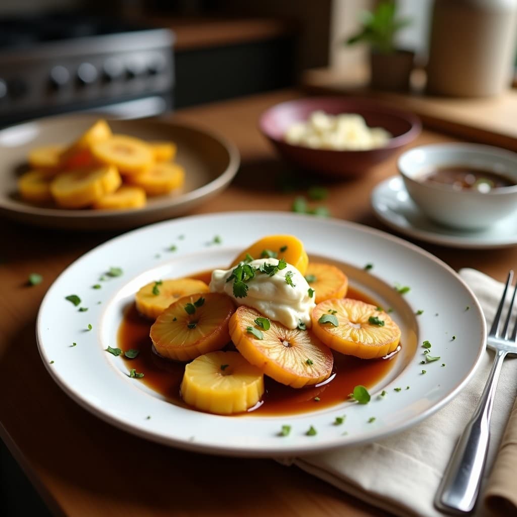 Brochetas de Piña y Queso de Castañas con Reducción de Balsámico: Postre Vegano Dulce-Salado para Airfryer