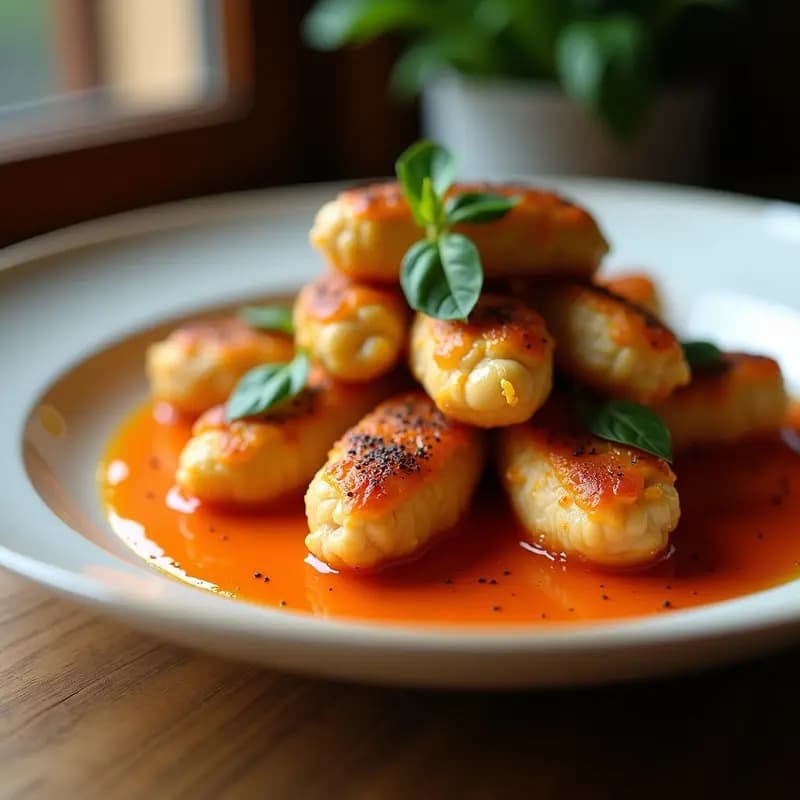 Brochetas de Pollo al Romesco y Higos Frescos: Receta Catalana en Olla Rápida con Toque Dulce