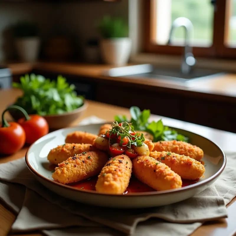 Brochetas de Pollo al Sachi con Pimentón de Piquillo: Receta Japonesa en Airfryer Sin Aceite